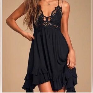 Free People Black Lace Dress🖤
